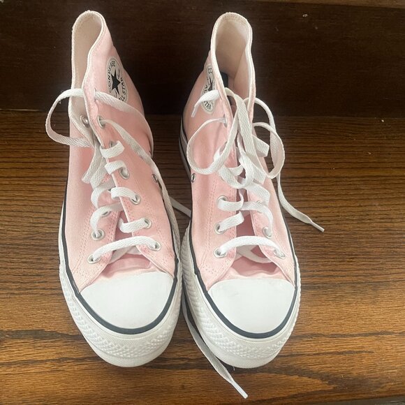 Converse Chuck Taylor All Star Lift Platform Canvas light pink Sneaker 9.5 - Picture 3 of 5